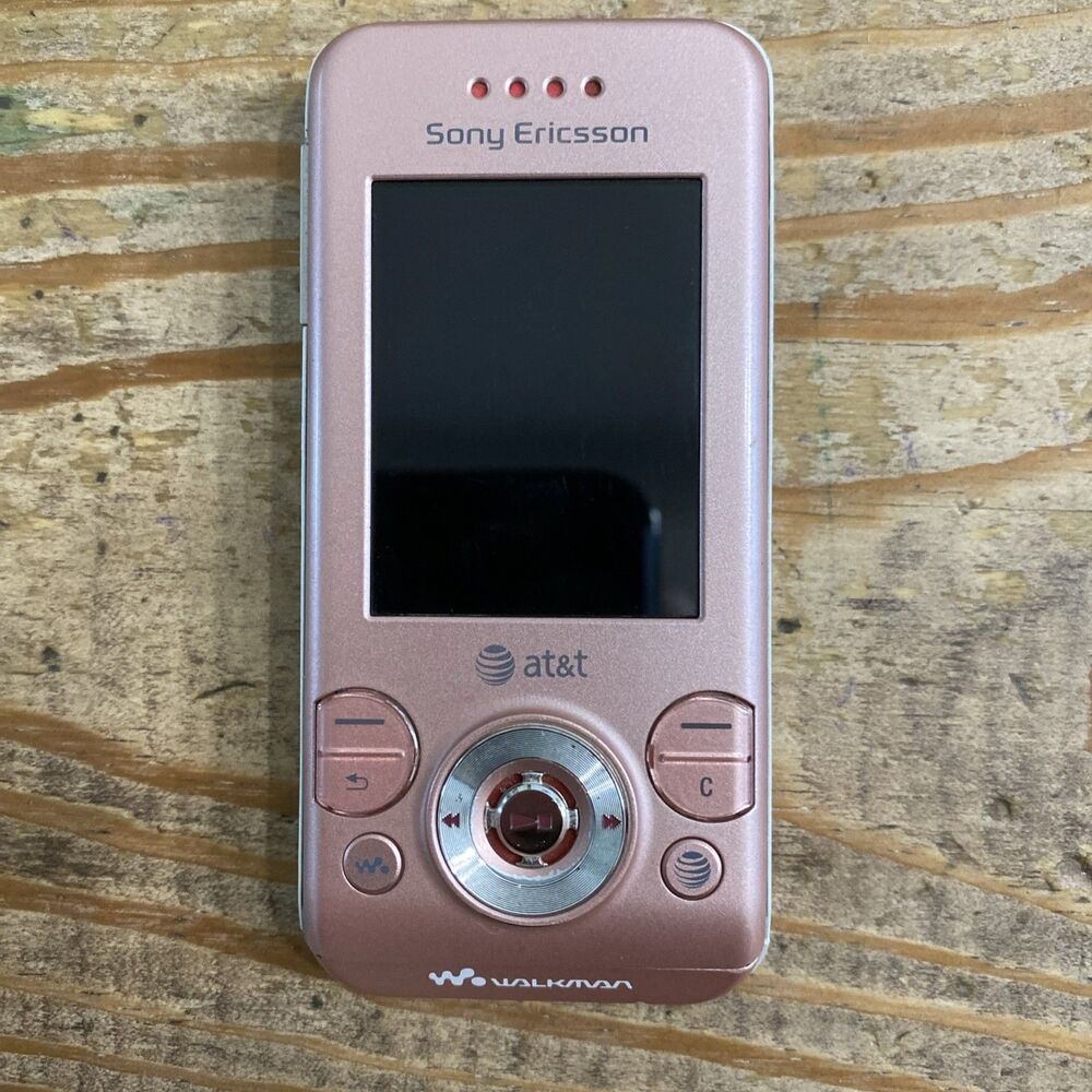Retro Sony Ericsson Walkman W580i Cell Phone 2G for AT&T -Untested